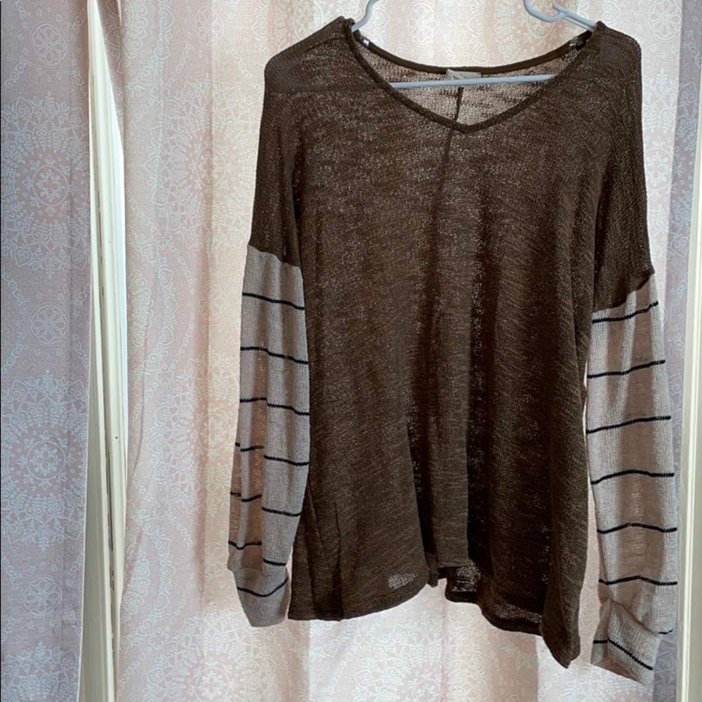 Brown sweater